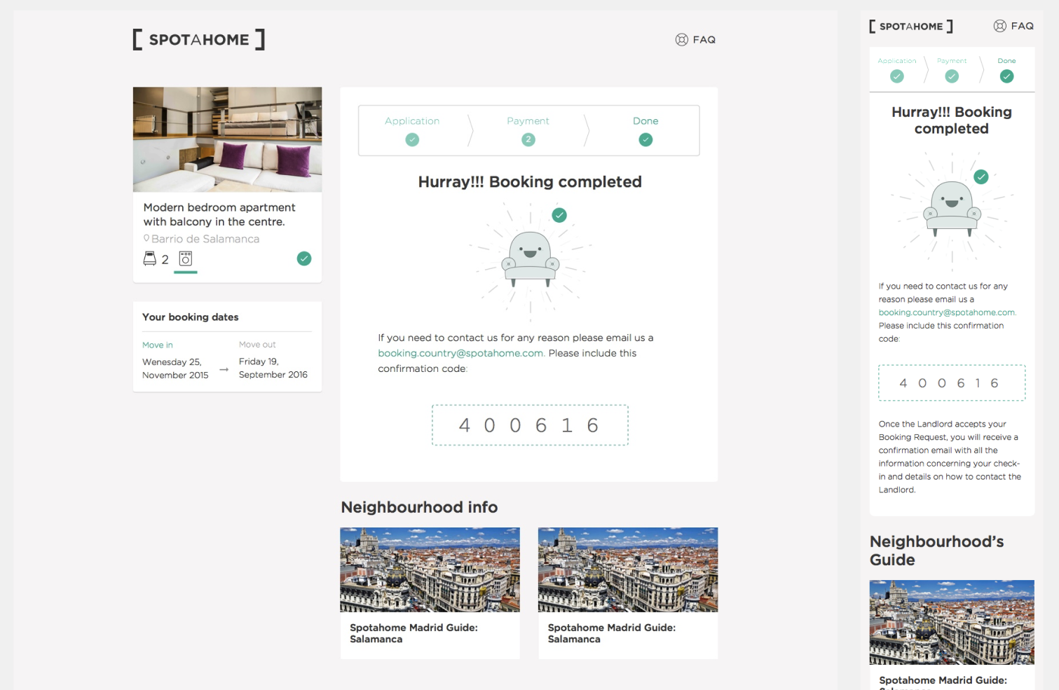 Spotahome UX Redesign, UI Elements