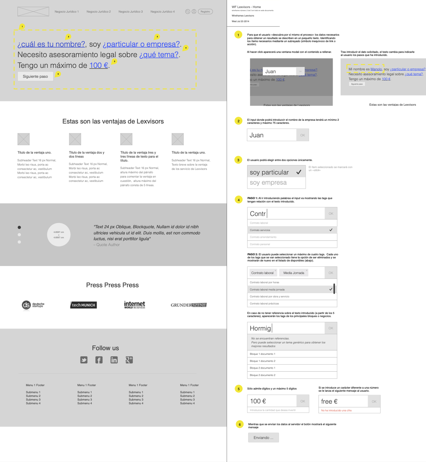 Spotahome UX Redesign, UI Elements